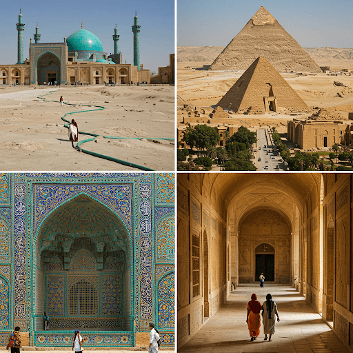 تورهای گردشگری ایران و مصر